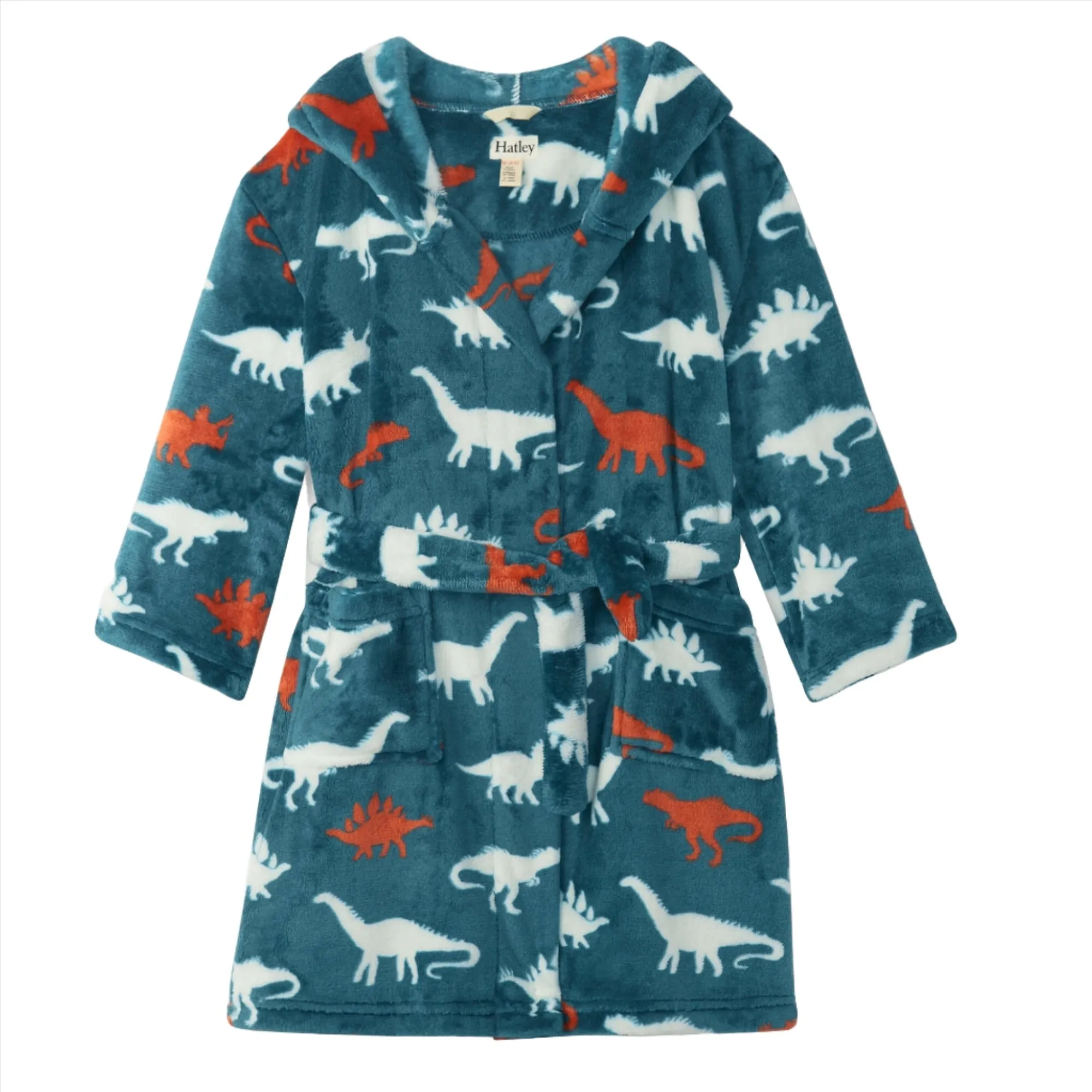 Hatley Fleece Robe (Dino Silhouettes)