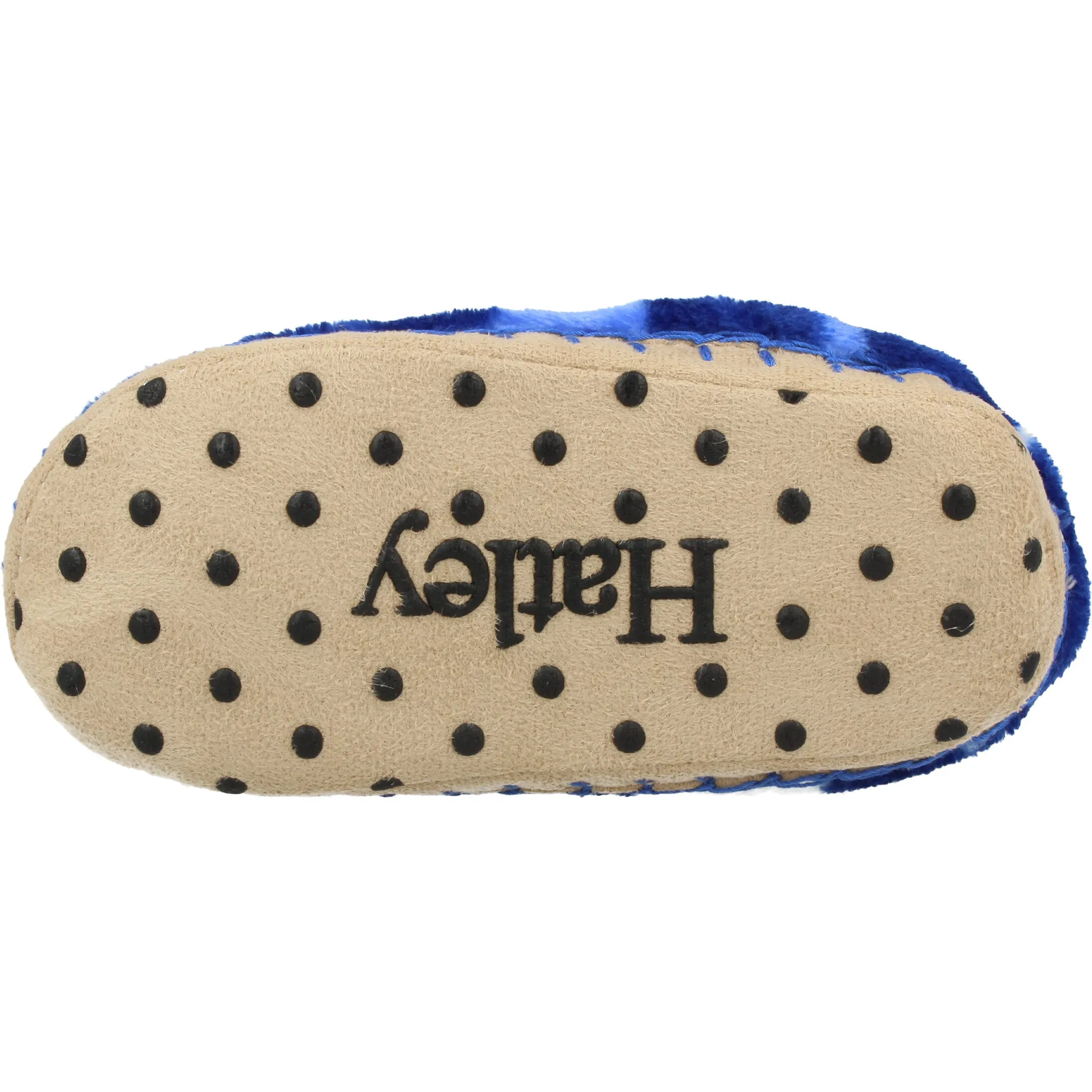 Hatley Silhouette Pups Sodalite Blue Fleece Slippers