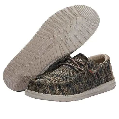 Hey Dude Wally Sox Shoes Woodland Camo