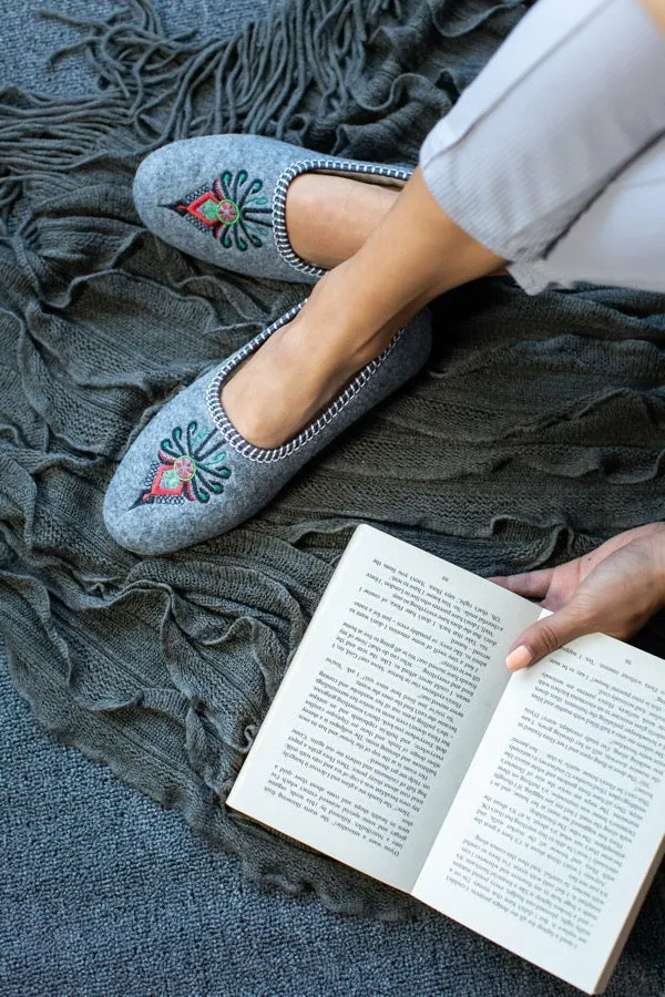 Highlander Felt Slippers