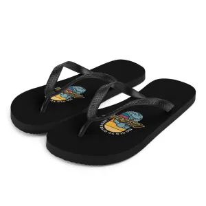 I'm OLDSTIPATED Too Old To Give A Sh***! Flip-Flops