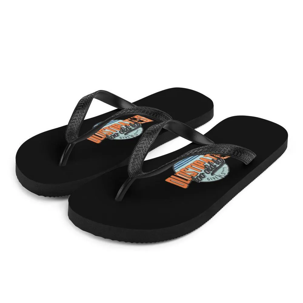I'm OLDSTIPATED Too Old To Give A Sh***! Flip-Flops