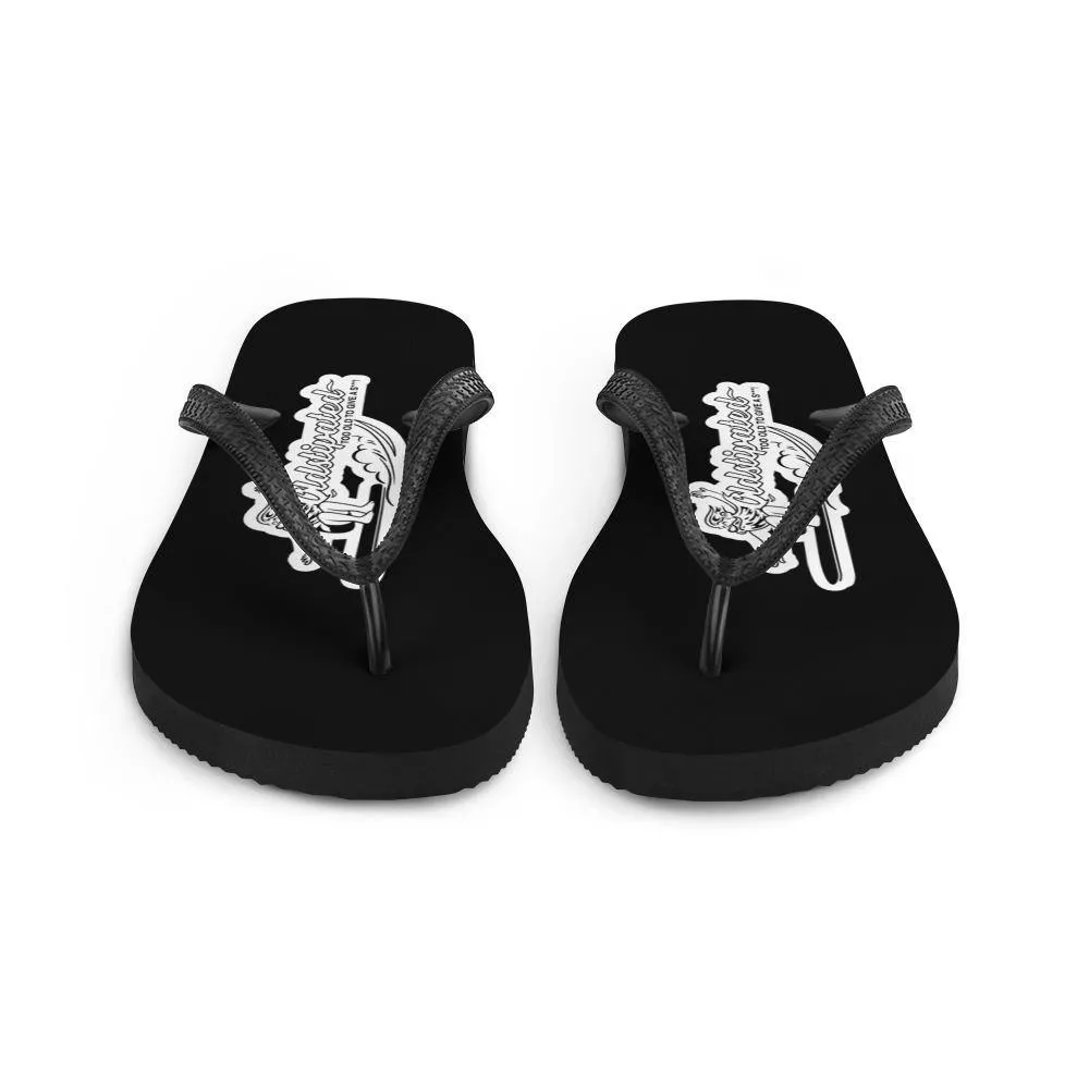 I'm OLDSTIPATED Too Old To Give A Sh***! Flip-Flops