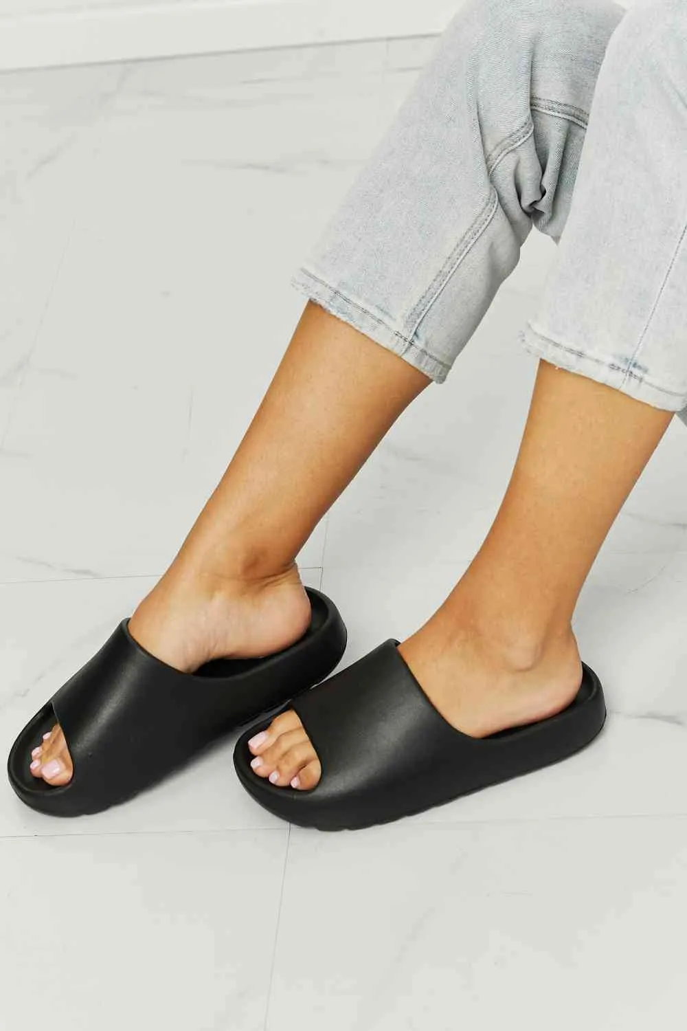 In My Zone Slides in Black