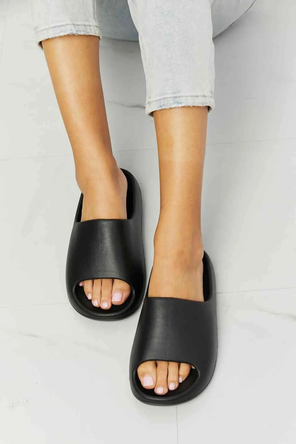 In My Zone Slides in Black