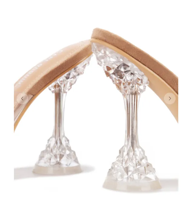In The Nude Crystal Heel