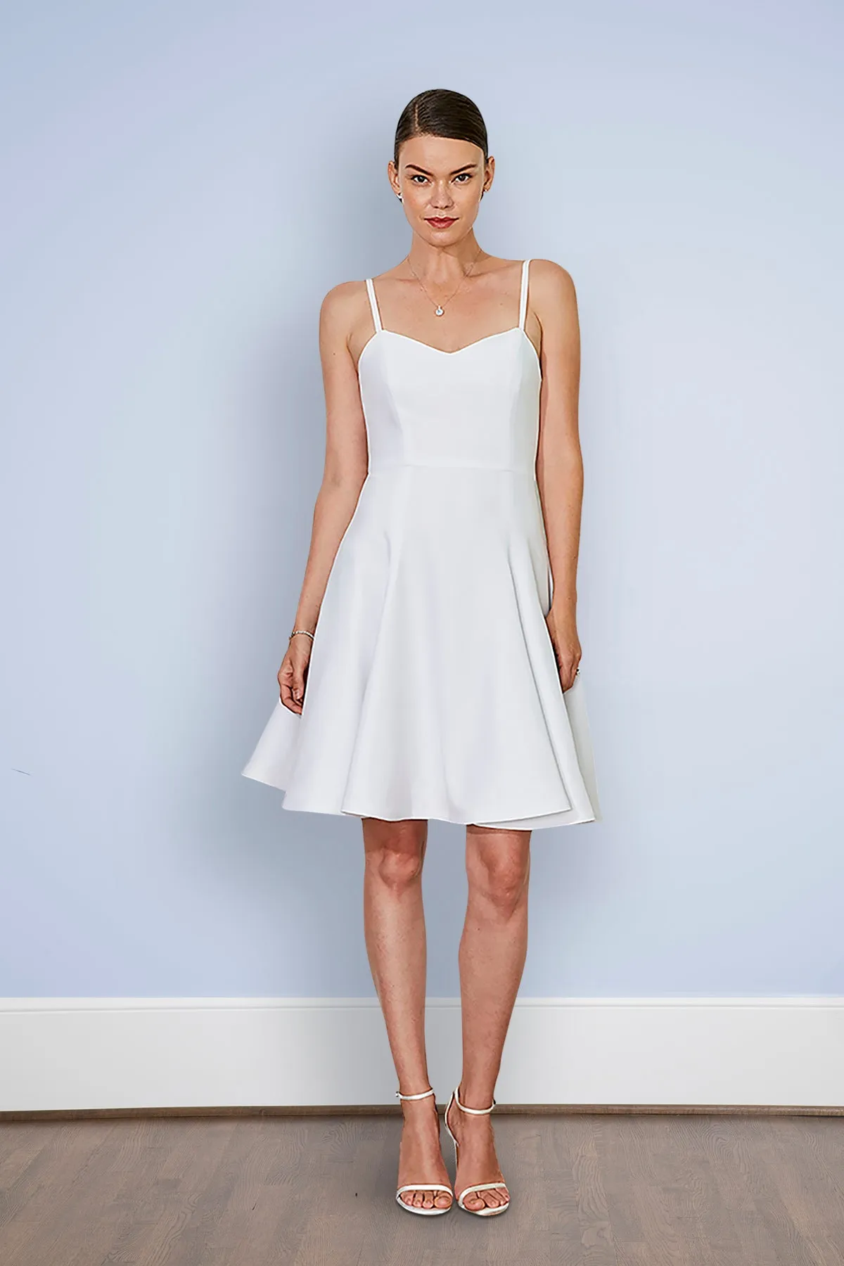 Isabella Backless Little White Dress And Chic Bridal Shower Dress