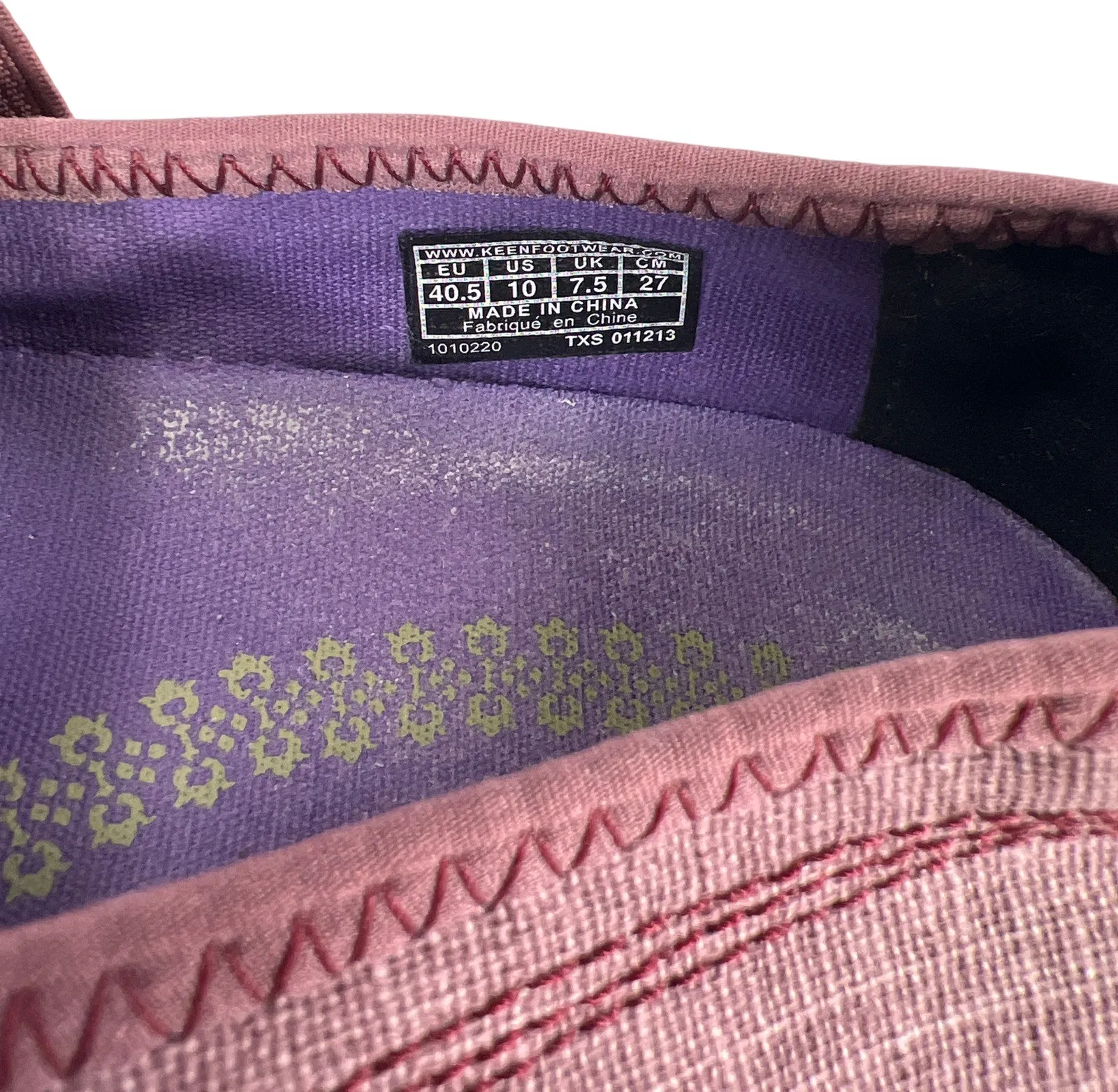 Keen Women’s Purple Sienna Canvas Mary Jane Walking Shoes - 10