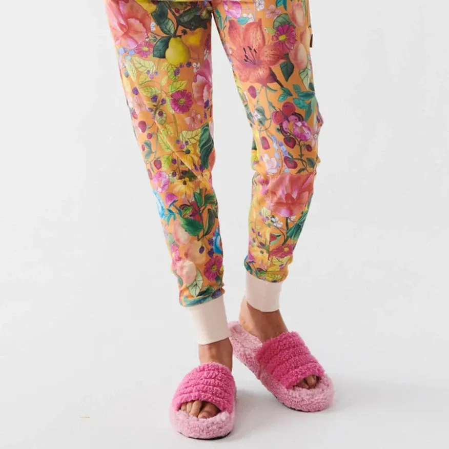 Kip&Co Poochie Pink Quilted Sherpa Slippers