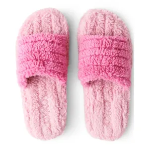 Kip&Co Poochie Pink Quilted Sherpa Slippers
