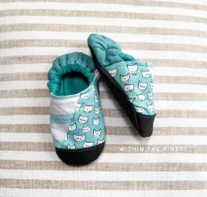 Kitty Cat Half & Half Moccs