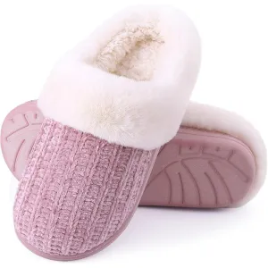 Knitted Slippers with Memory Foam And Warm Lining