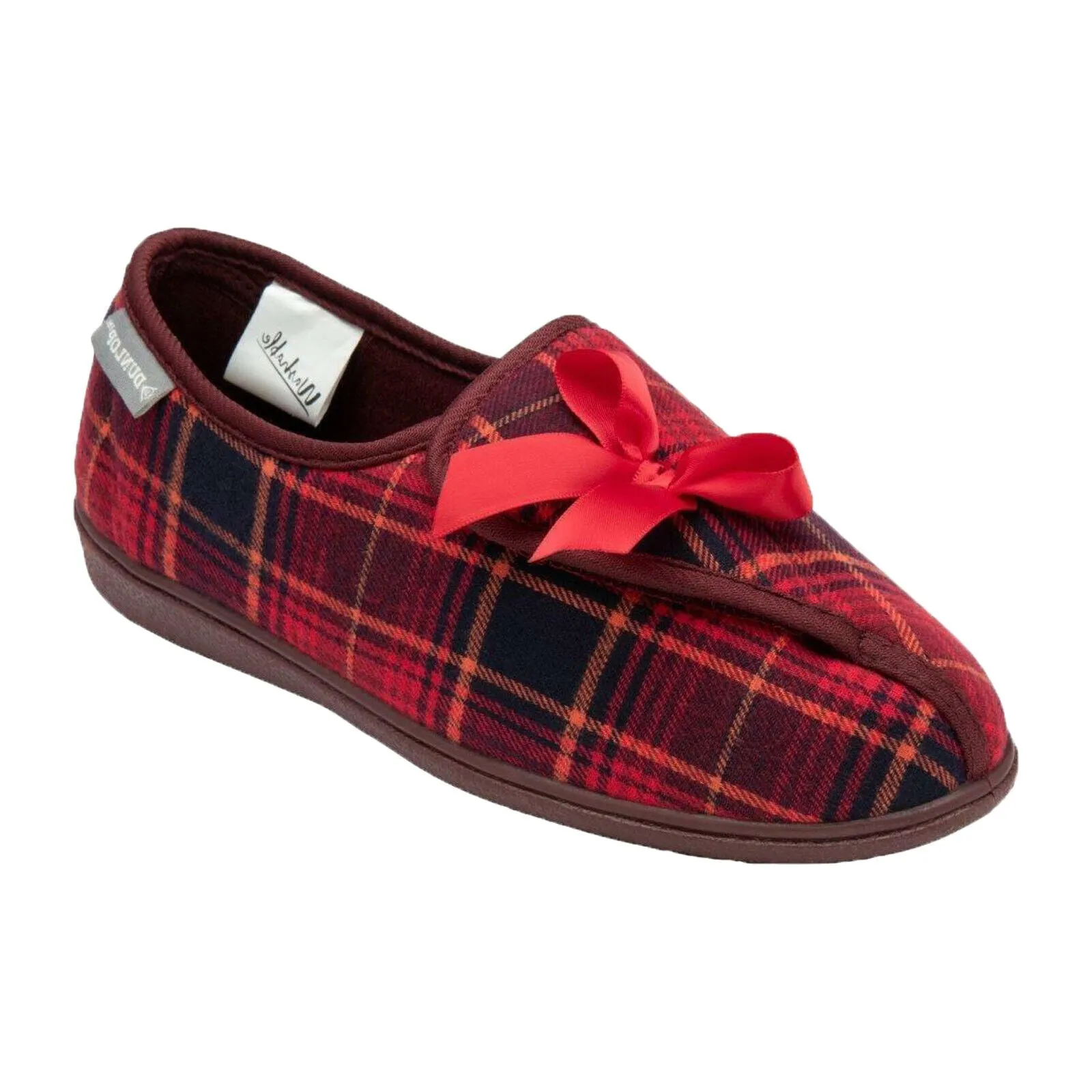 Ladies Dunlop Touch Fasten Memory Foam Orthopaedic Shoes Comfy Lounge Slippers  (Touch Fasten, Dunlop)