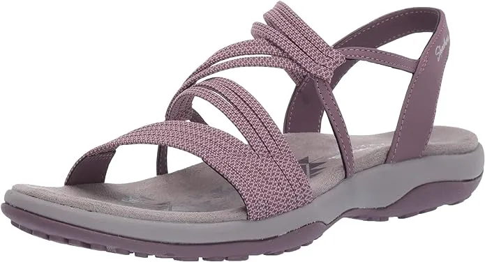 Ladies Skechers Reggae Slim Skech Appeal Plum Sling Back Sandals 41180 PLUM