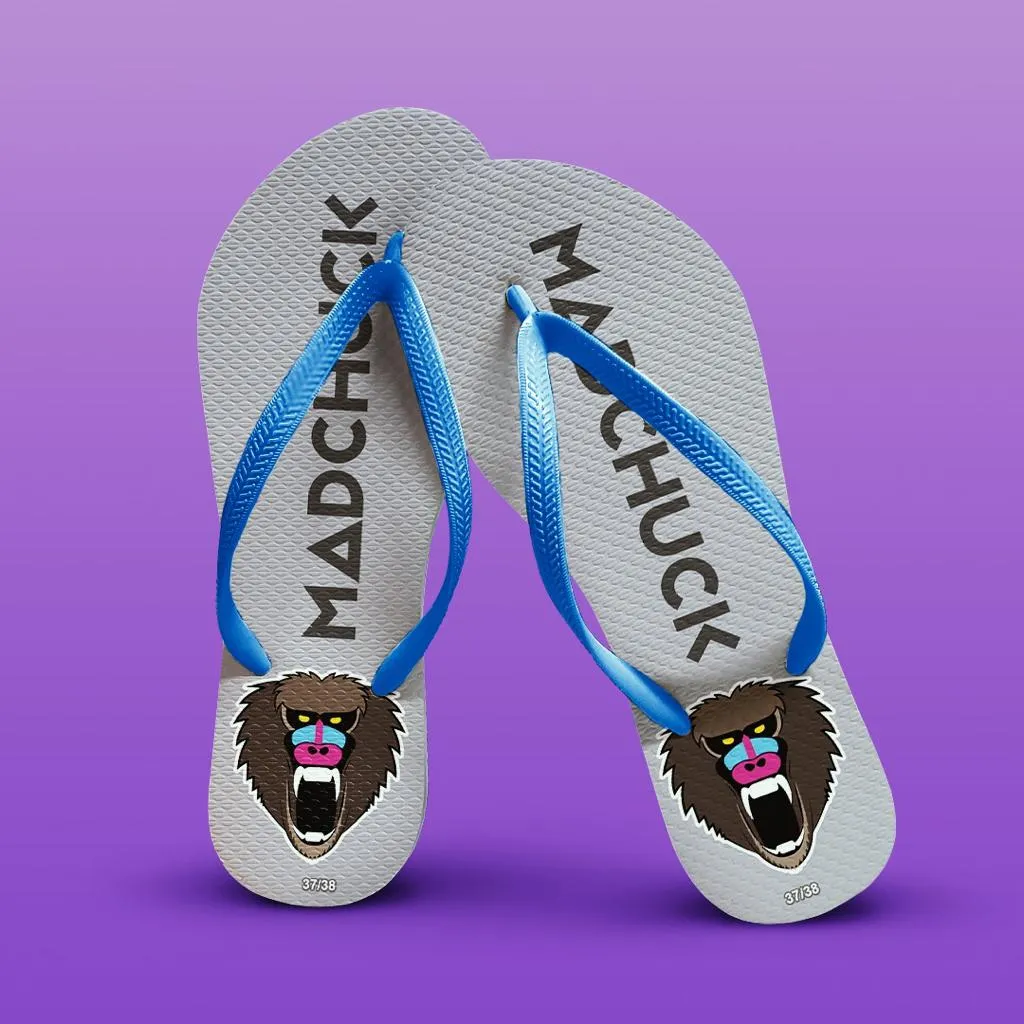 Lady Chuck Flip Flops - Silver