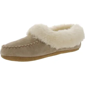 Lamo Womens Australian Bootie II Suede Faux Fur Lined Moccasin Slippers