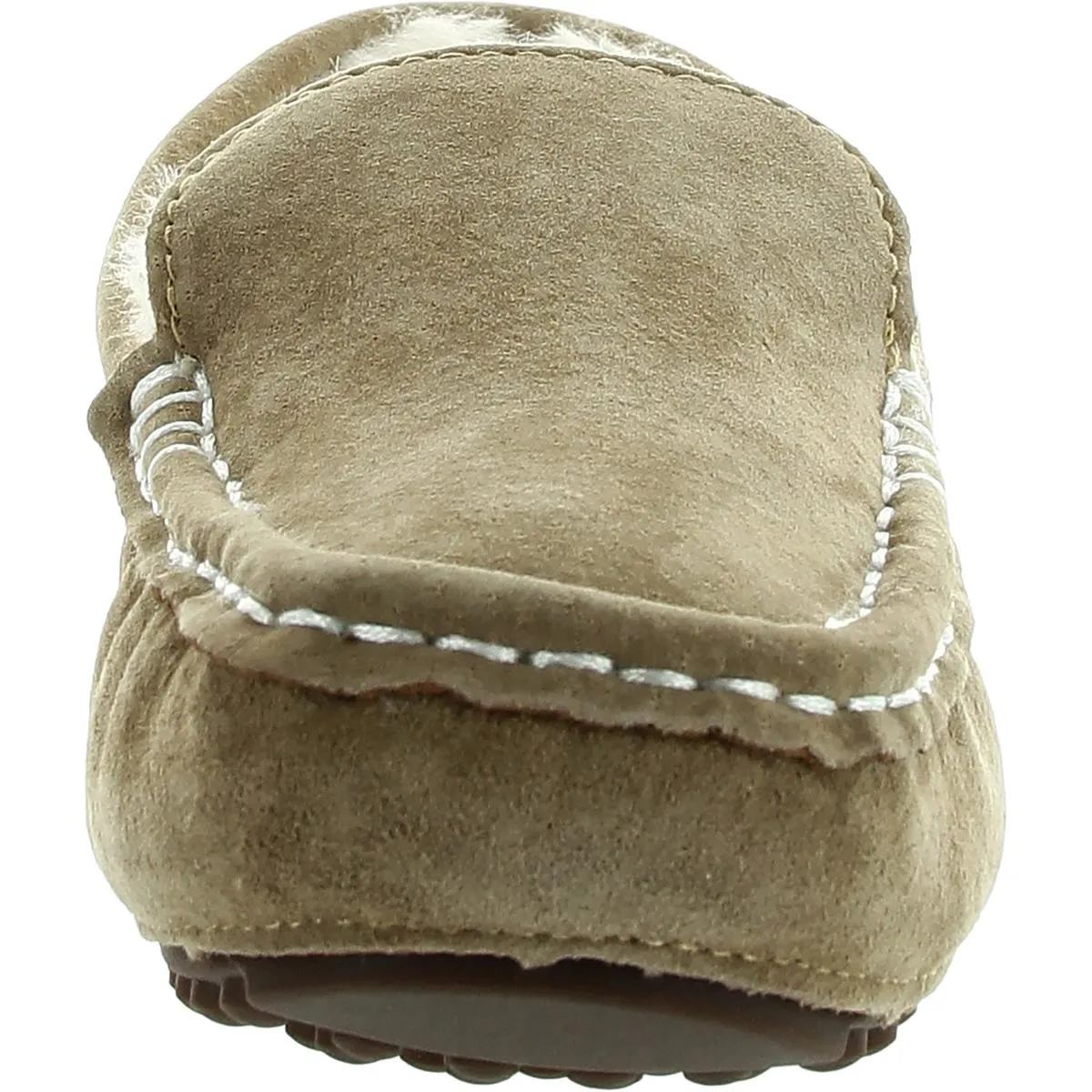 Lamo Womens Callie Suede Cozy Moccasin Slippers
