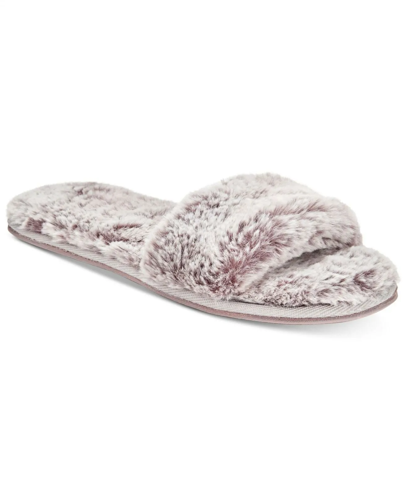 Lemon Women's Faux-Fur Slide Slippers. L-9054
