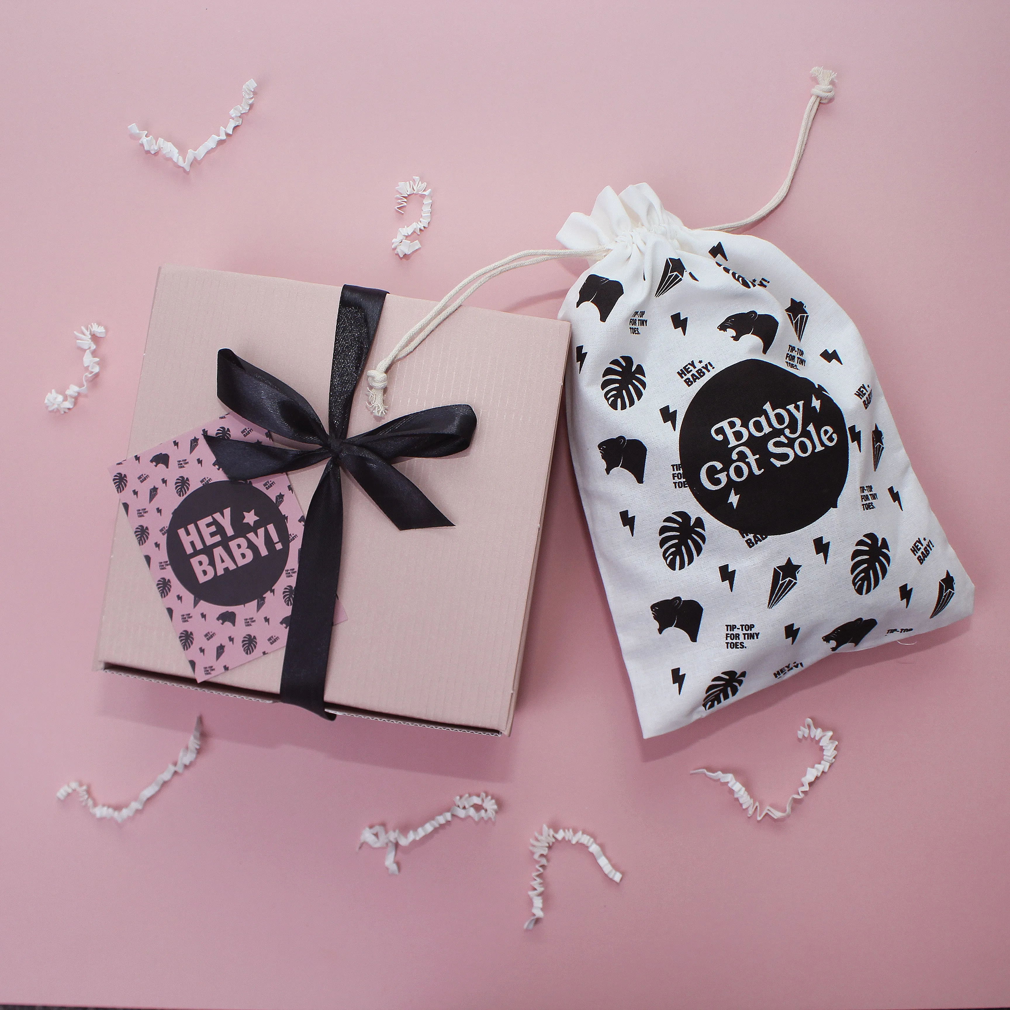 Leopard Lovers Grey Unisex New Baby Gift Set