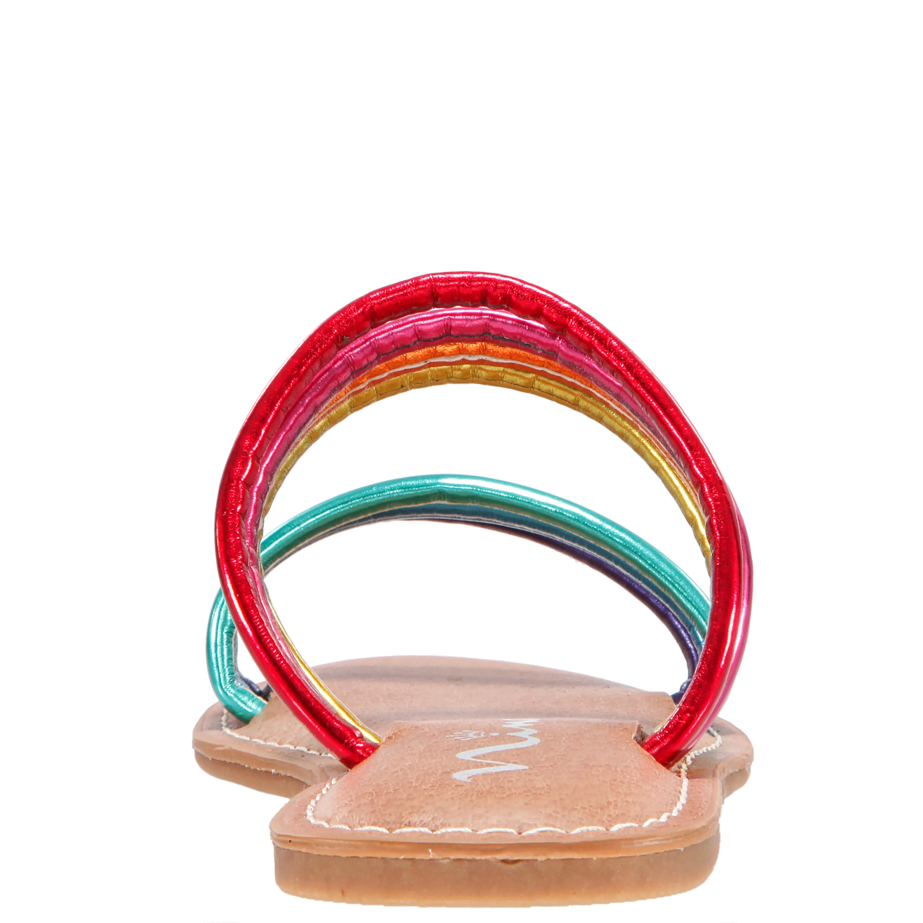 LILLIE-MULTI RAINBOW VEGAN LEATHER