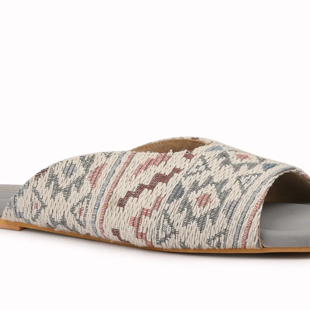 Loom - Boho Peep Toe Slippers