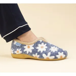 Lunar Women’s Slippers Daisy Flower | Blue KLA021BL
