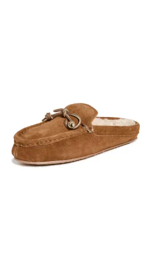 Madewell Suede Moccasin Scuff Slippers Dried Cedar 5 M