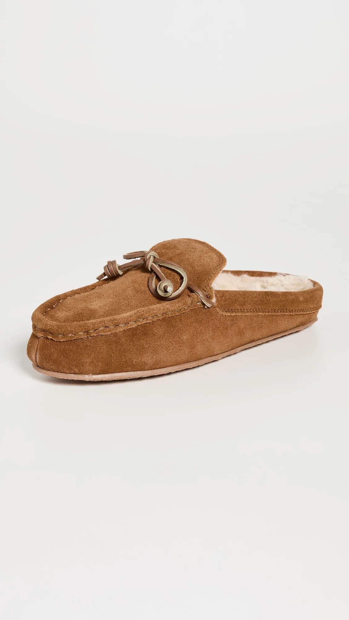 Madewell Suede Moccasin Scuff Slippers Dried Cedar 5 M