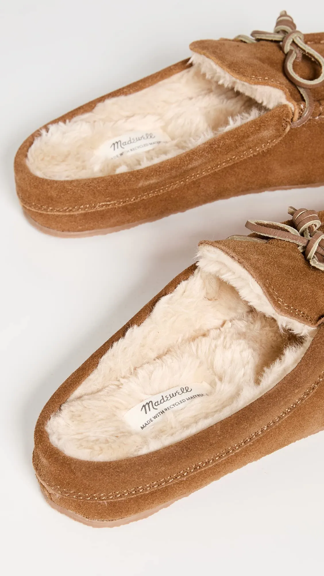 Madewell Suede Moccasin Scuff Slippers Dried Cedar 5 M