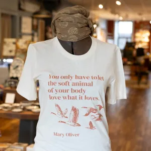 Mary Oliver "Wild Geese" T-Shirt