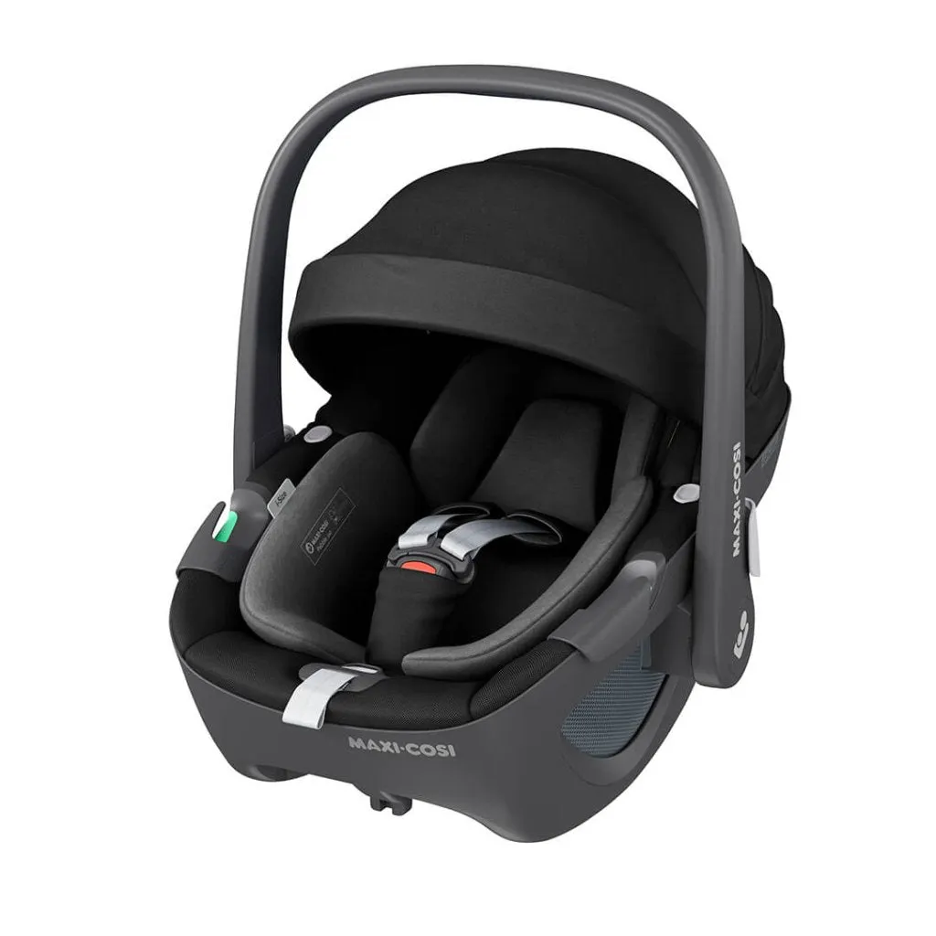 MAXI COSI FAME 9 Piece Travel System with Pebble 360 Pro2 Car Seat and FamilyFix 360 Pro ISOFIX Car Seat Base - Twillic Truffle (Brown Wheels)