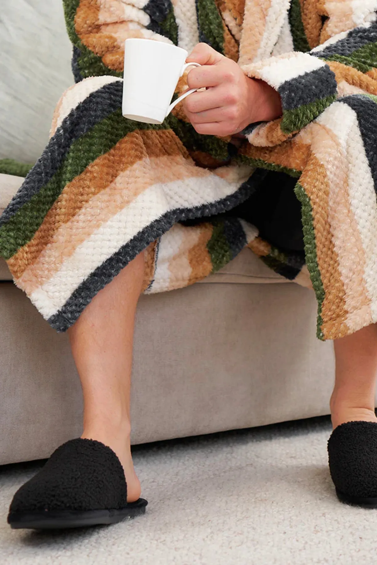 Men's Cosy Slipper Black