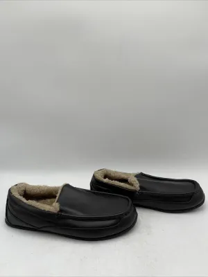 Men’s Deer Stags Spun Mocassin Slipper Brown Size 9M - Very Good