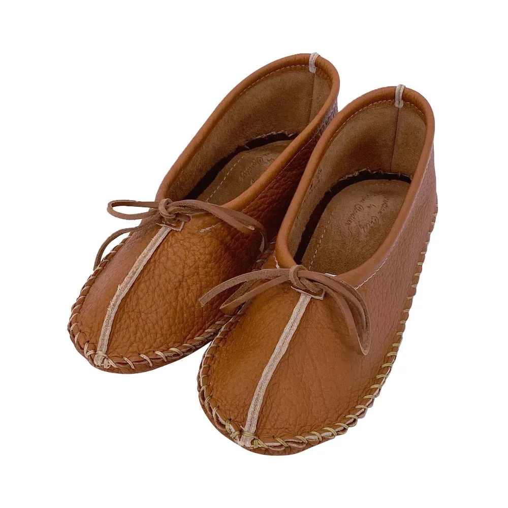 Men's Earthing Moccasins Minimalist Buffalo Hide