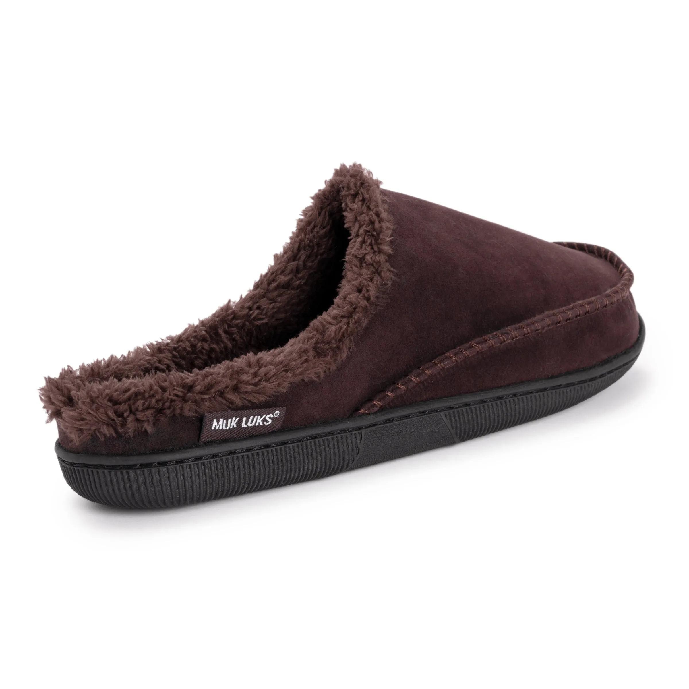 Men's Faux Suede Clog Slippers