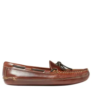 Men's Leather Double-Sole Slipper Leather Lined
