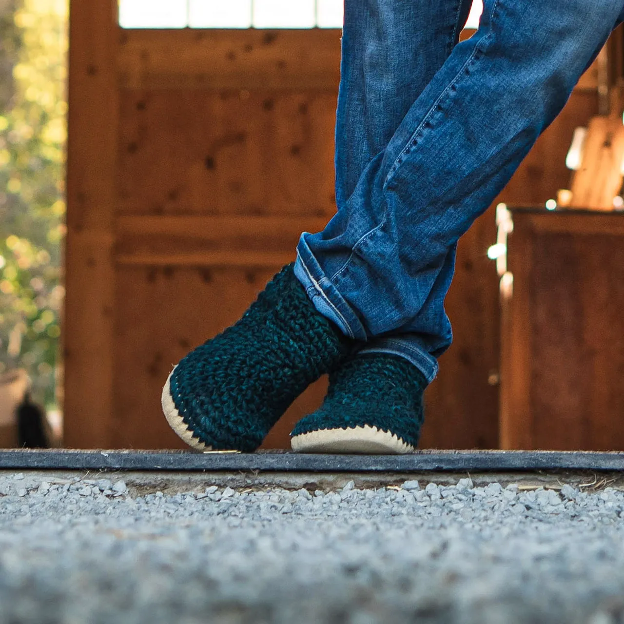 Men's Padraig Slippers - Forest (41-45) *Coming soon