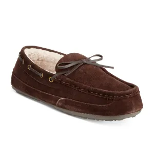 Men's Suede Memory Foam Moccasin Slippers