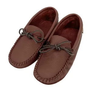 Men's Woodstain Leather Moccasins