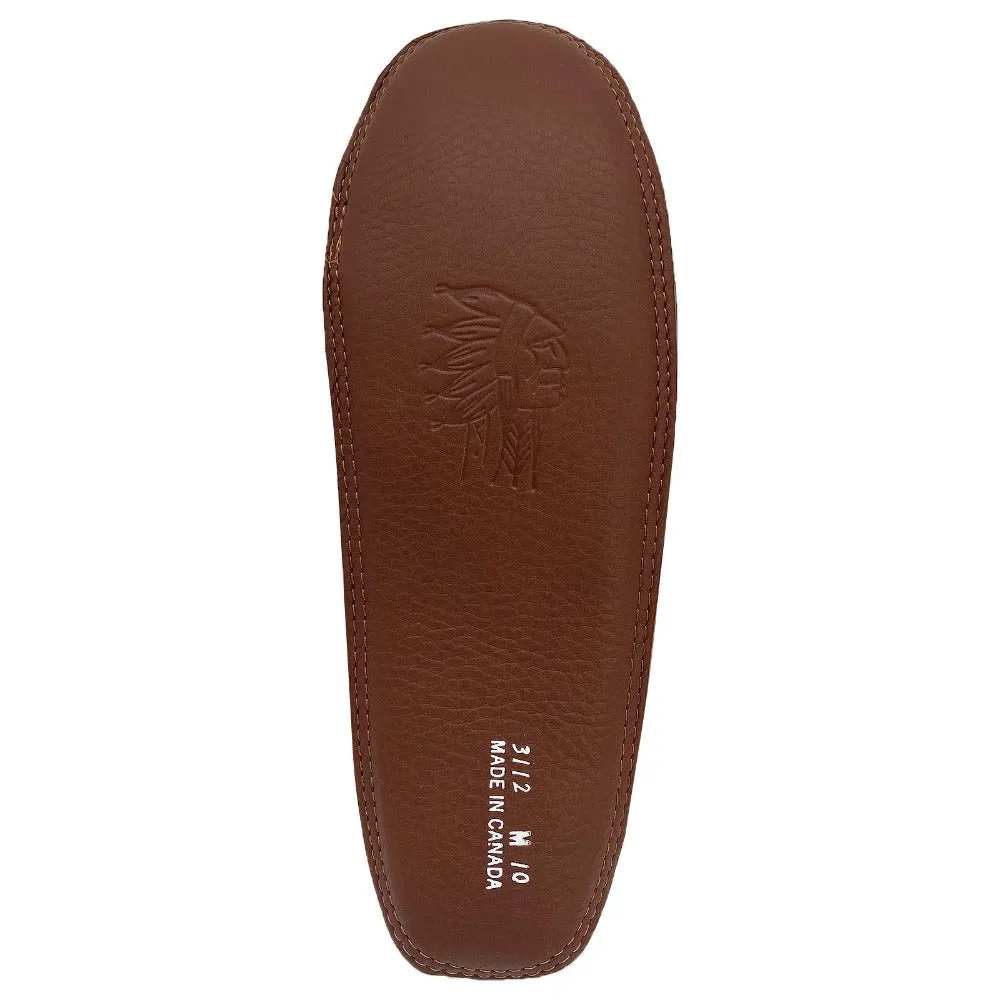 Men's Woodstain Leather Moccasins