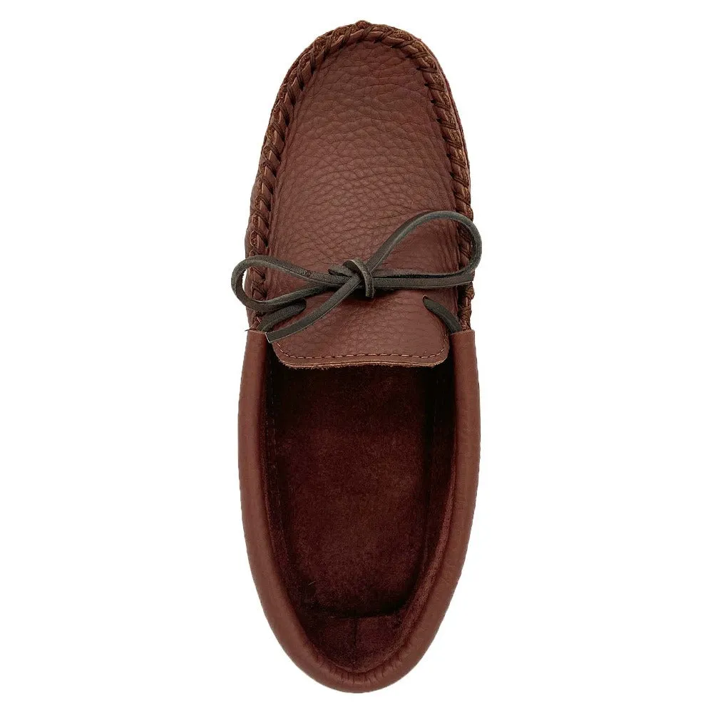 Men's Woodstain Leather Moccasins