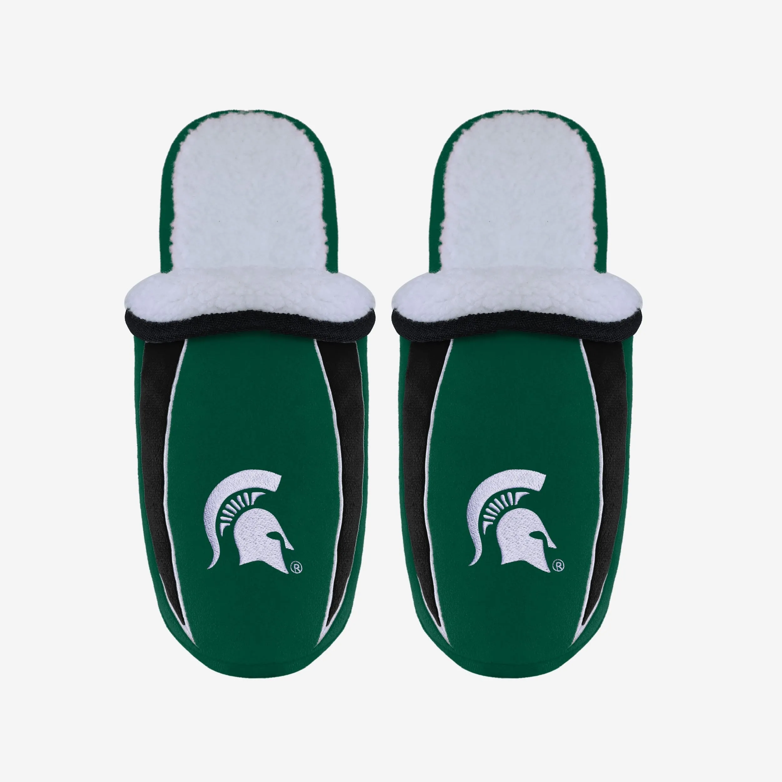 Michigan State Spartans Sherpa Slide Slipper