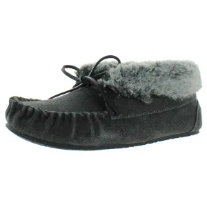 Minnetonka Womens Cabin Suede Ankle Moccasin Slippers
