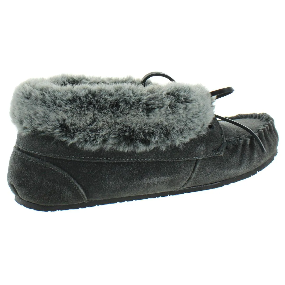 Minnetonka Womens Cabin Suede Ankle Moccasin Slippers