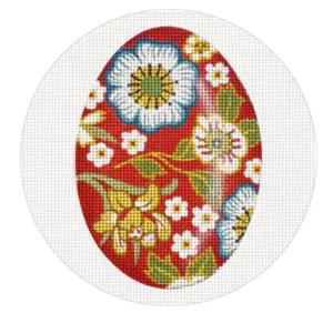 MLT745D  RED EGG ORNAMENT