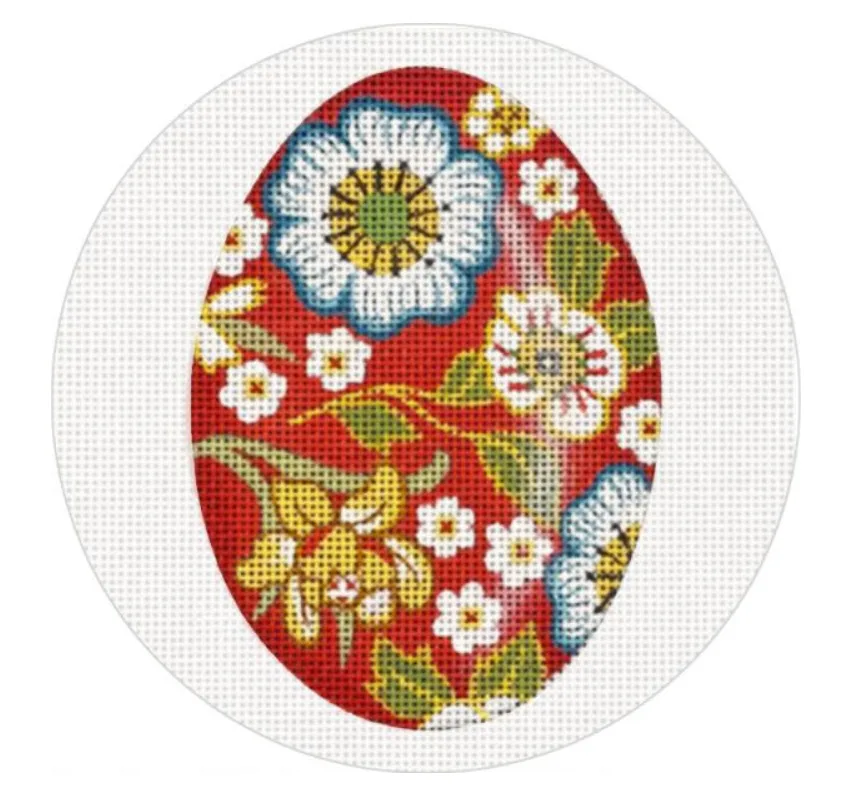 MLT745D  RED EGG ORNAMENT