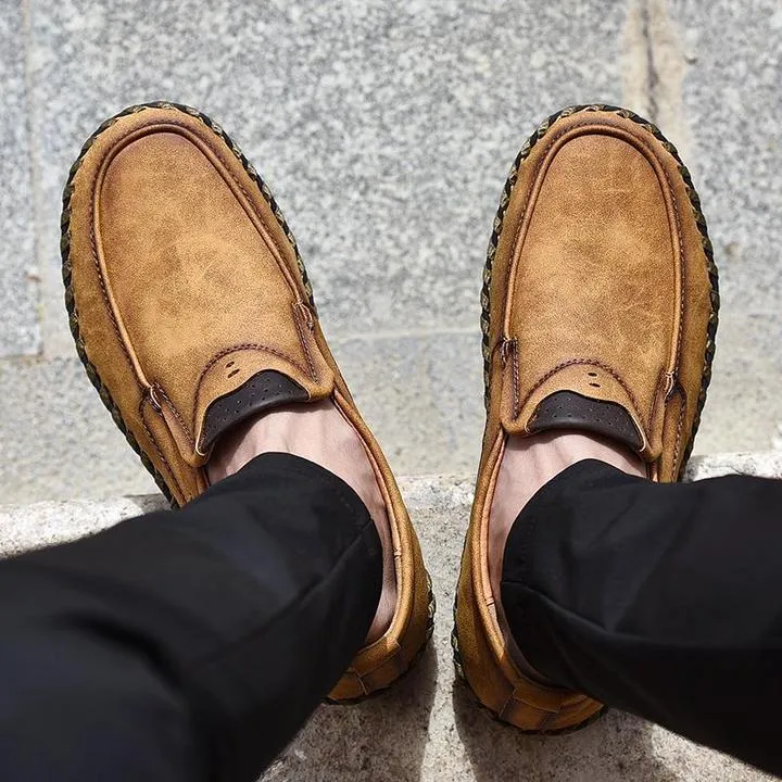 Mostelo™—Men Leather Breathable Moccasins Loafers