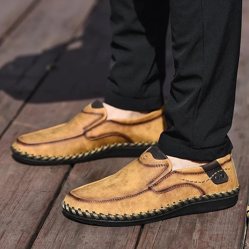 Mostelo™—Men Leather Breathable Moccasins Loafers