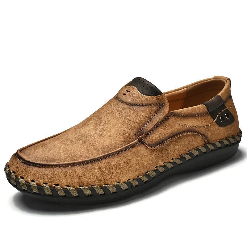 Mostelo™—Men Leather Breathable Moccasins Loafers