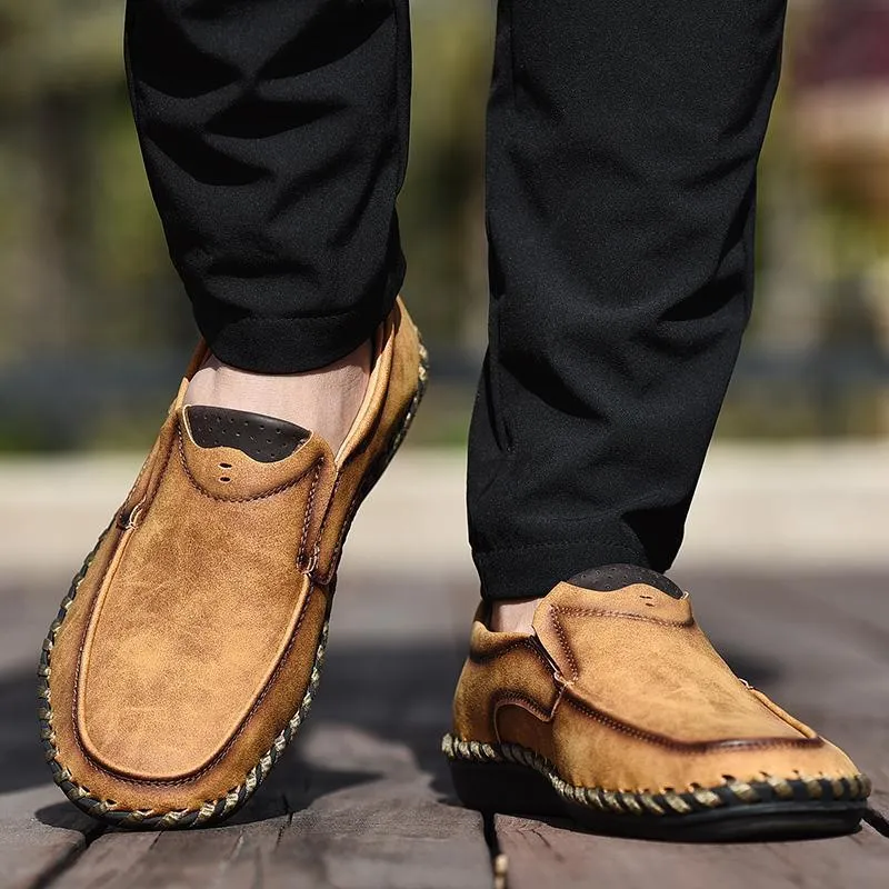 Mostelo™—Men Leather Breathable Moccasins Loafers